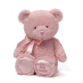 粉色泰迪熊毛绒玩具